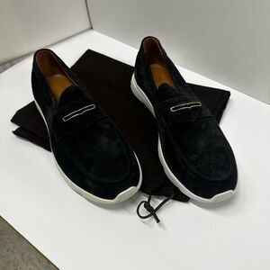 Superglamourous Black suede balmoral softy runner